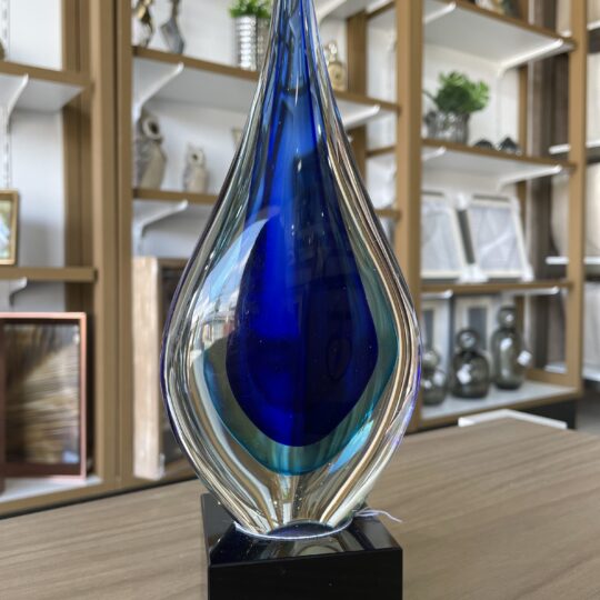 Escultura Vidro Gota