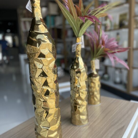 Conj. Vaso Dourado