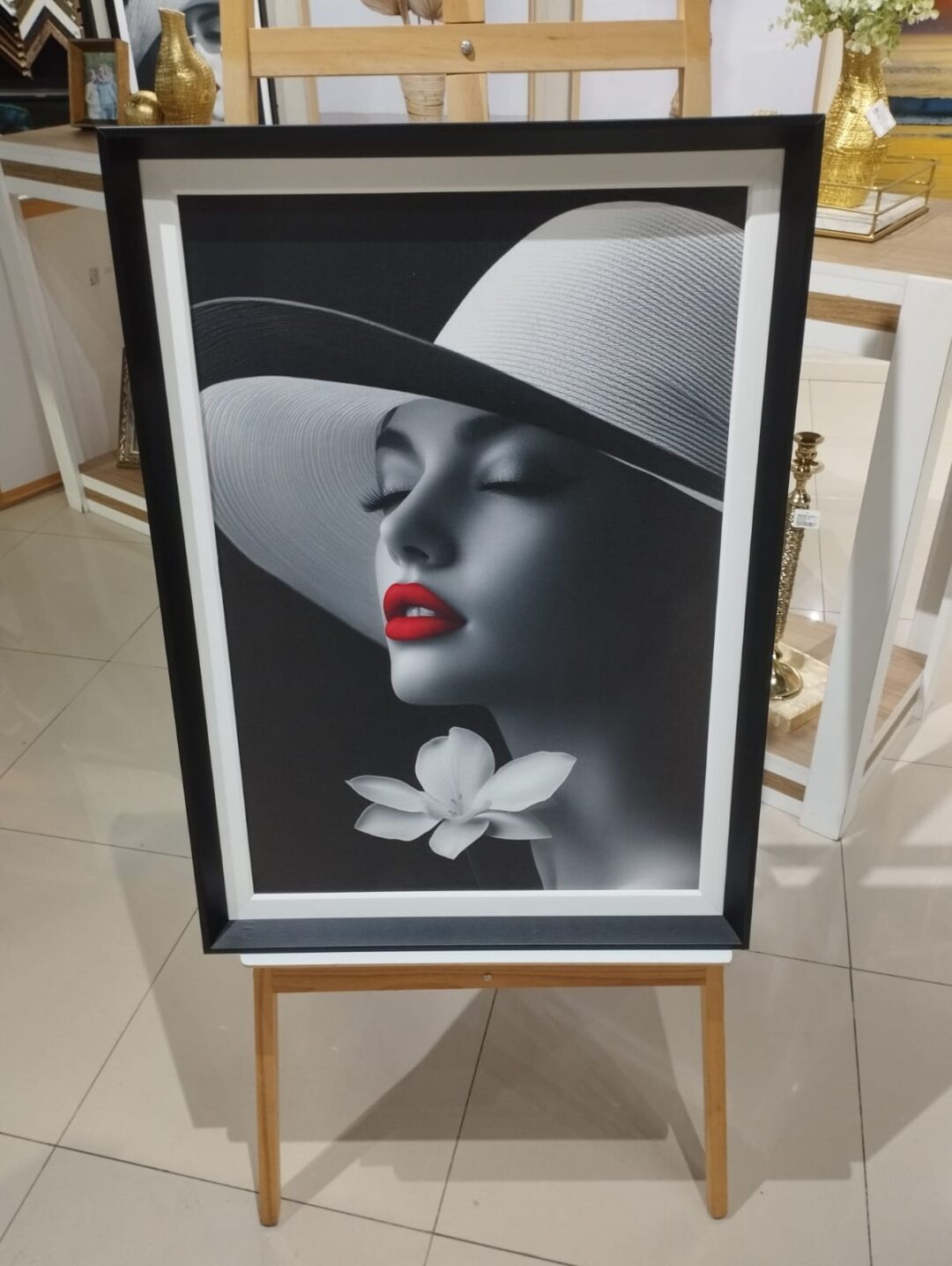 Quadro Mulher P&B