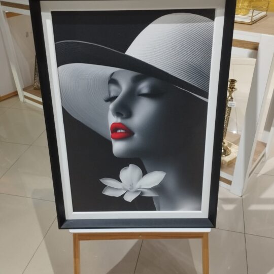 Quadro Mulher P&B
