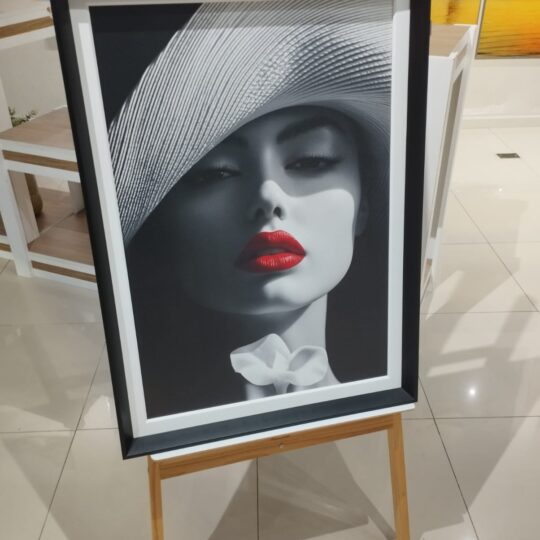 Quadro Mulher P&B