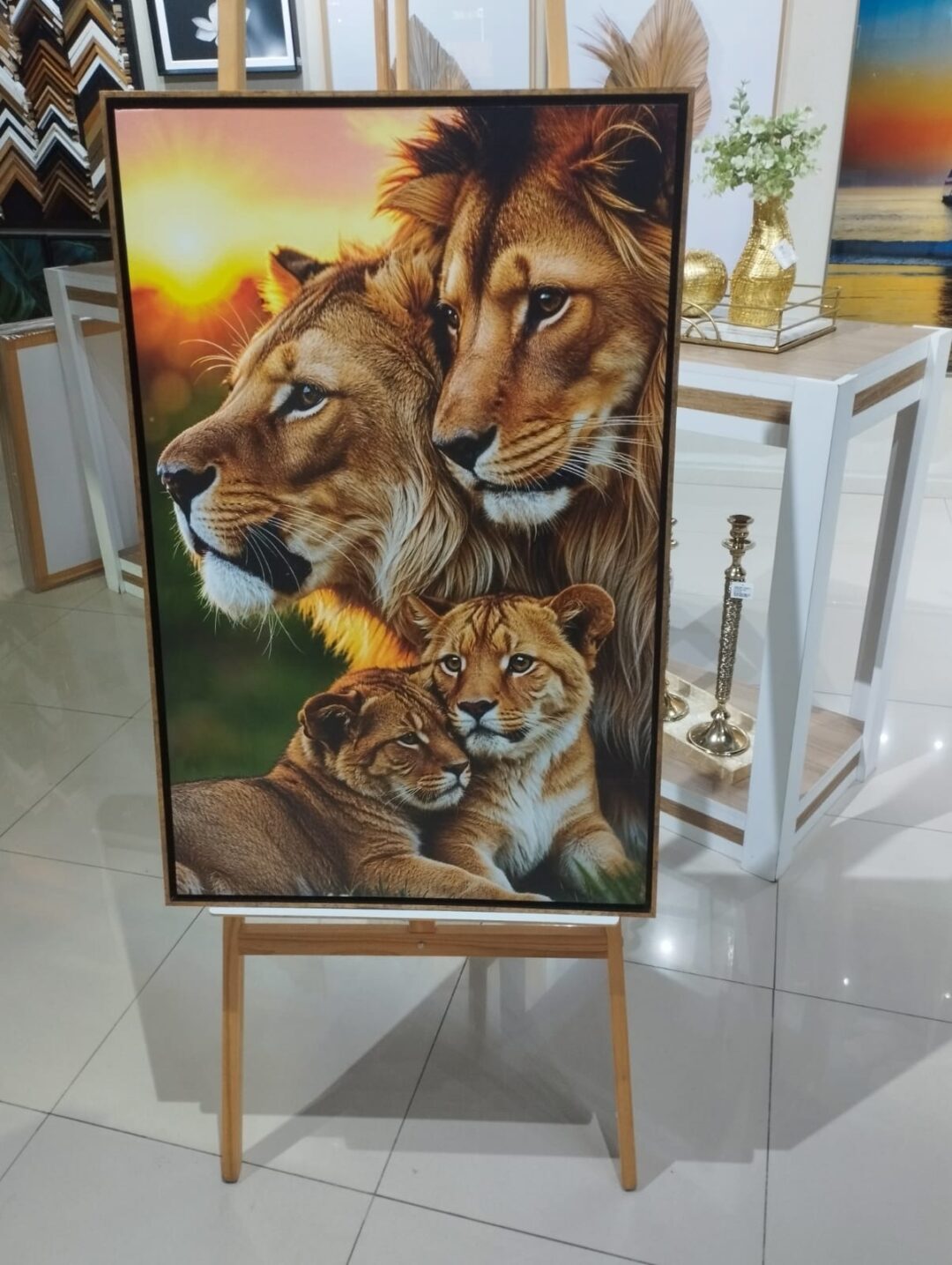 Quadro Família Leão