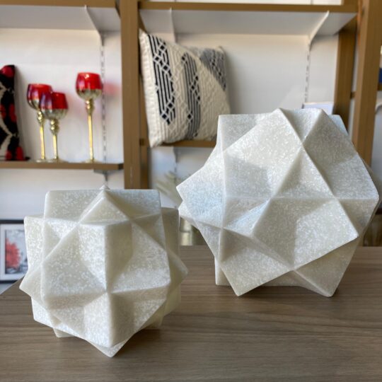 Escultura Meteoro branco