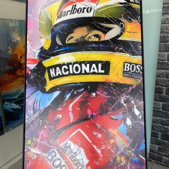Quadro Ayrton Senna 80x120