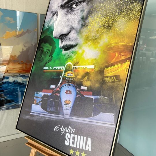 Quadro Ayrton Senna 80x120