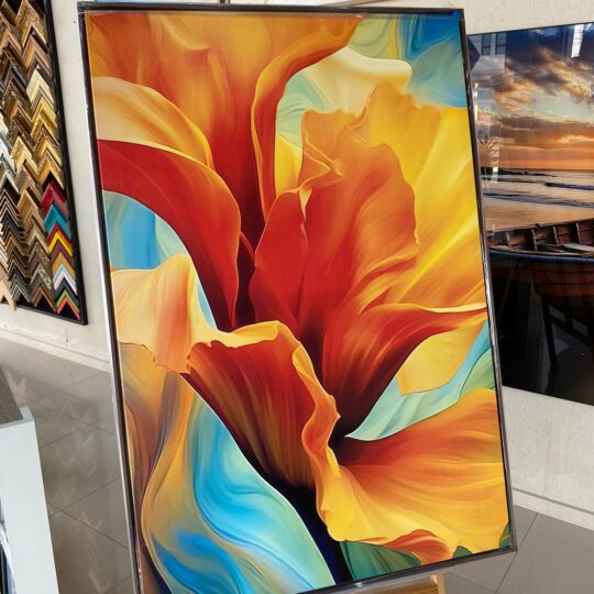 Quadro Canvas Abstrato 80x120