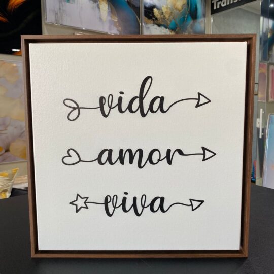 Quadro frase 40x40
