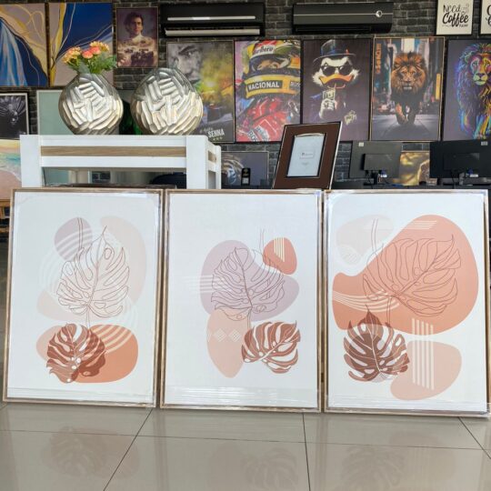 Trio Abstratos  50x70