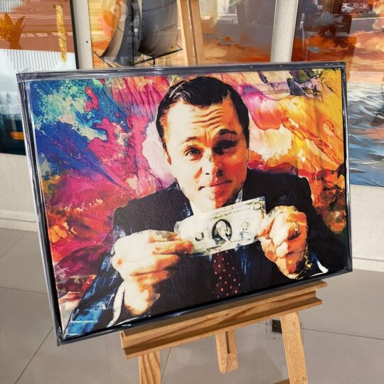 Quadro Canvas O Lobo de Wall Street