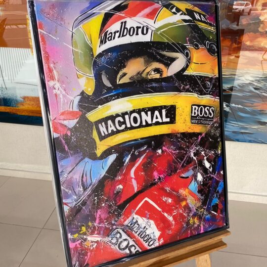 Quadro Canvas Ayrton Senna