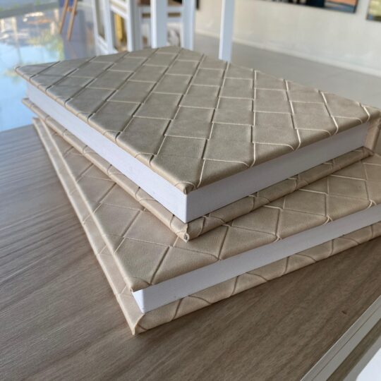 Kit Livros-Caixa em MDF com Revestimento em PU