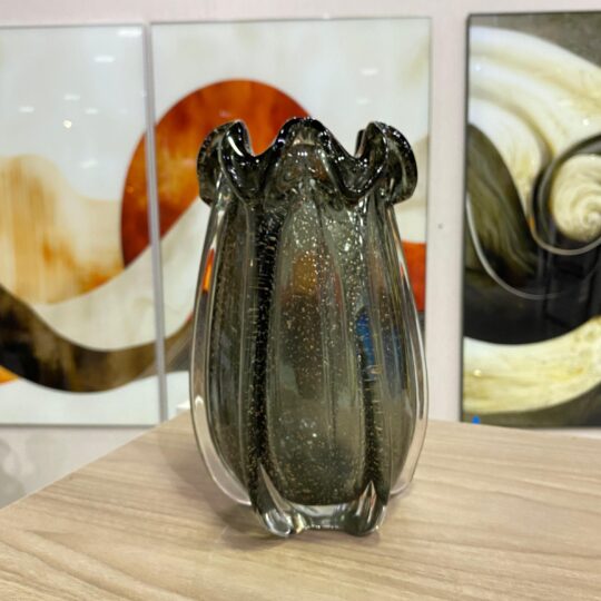 Vaso decorativo em vidro G