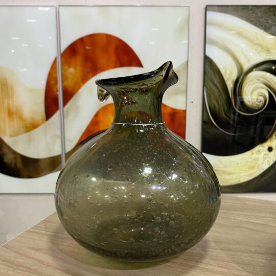 Vaso decorativo em vidro