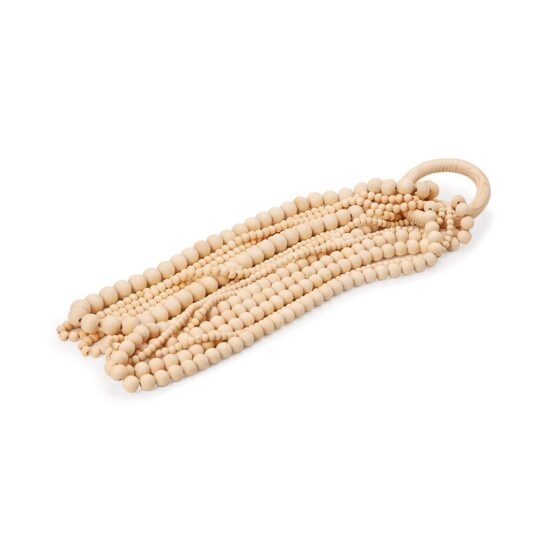 Colar decorativo em madeira