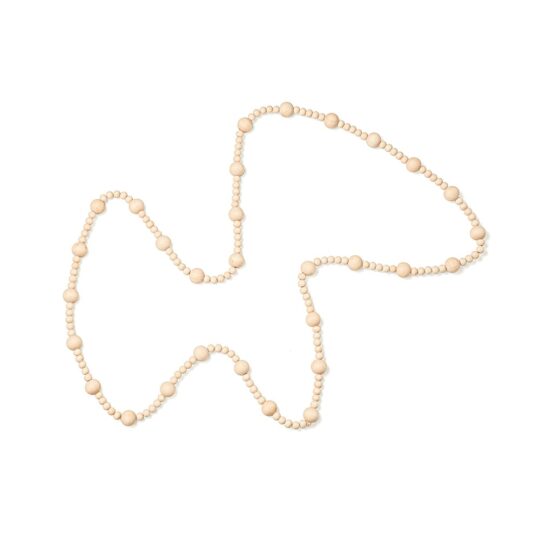 Colar decorativo em madeira