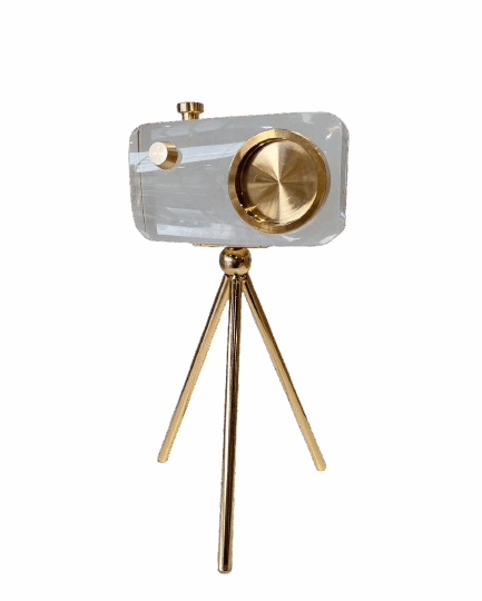 Escultura Decorativa Maquina Fotográfica